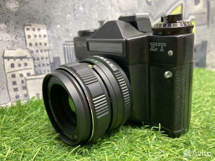 Zenit-ET + Helios-44M-4