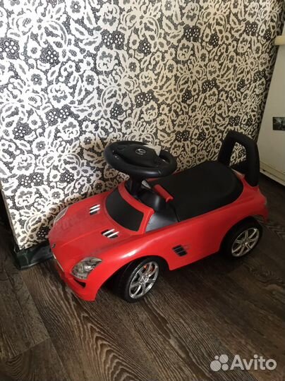 Детская машинка каталка mercedes