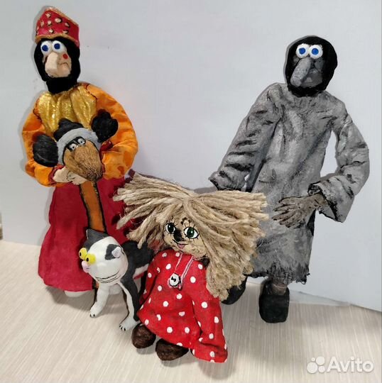 Ватные интерьерные куклы 