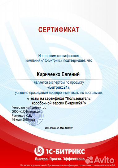 Системы CRM. Внедрение Битрикс24 и техподдержка