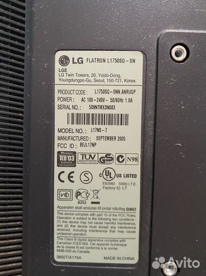 Монитор LG flatron