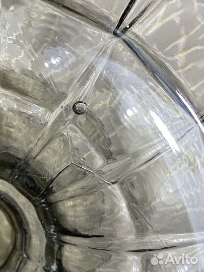 Ваза для фруктов старинное стекло