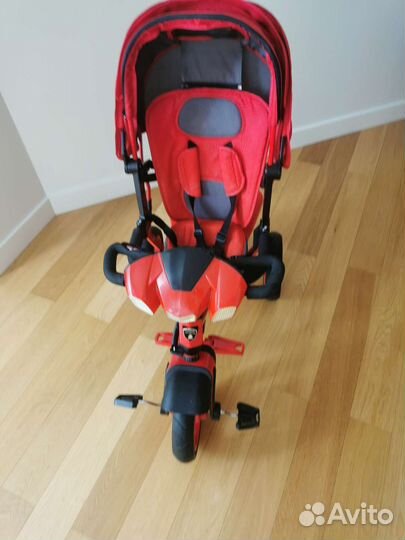 Детский велосипед с ручкой бу