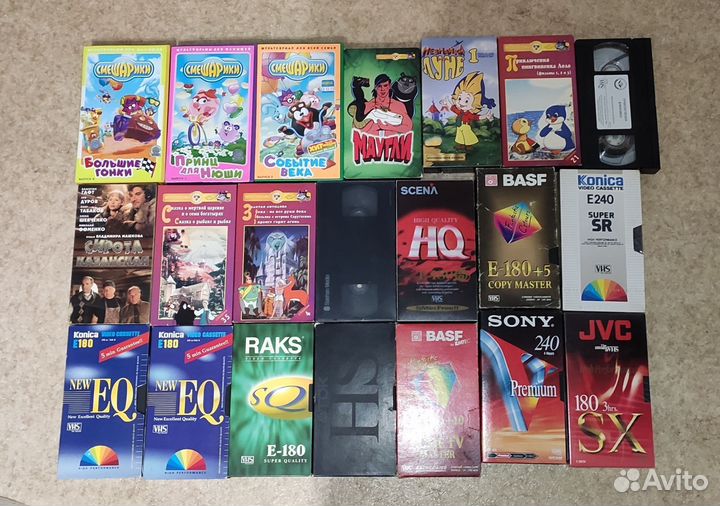 Кассеты с мультами и Петросяном (цены в описании)