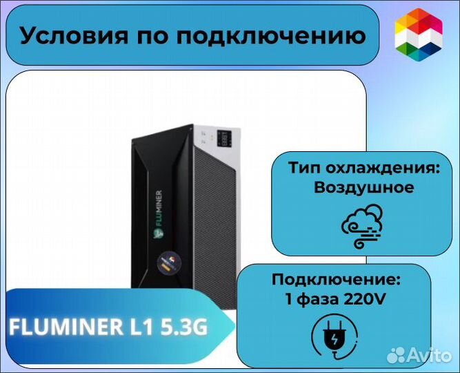 Асик майнер Fluminer L1 Новый/Наличие в Мск