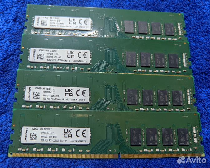 Kingston 16GB DDR4 3200мгц