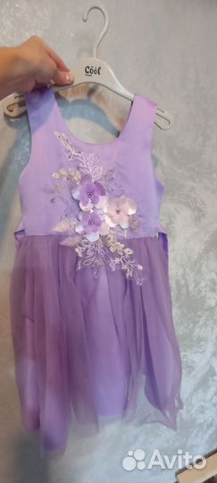Нарядное платье для девочки 134