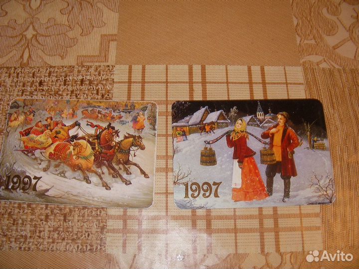 Календарики СССР (Союзконцерт, Госстрах и др.)