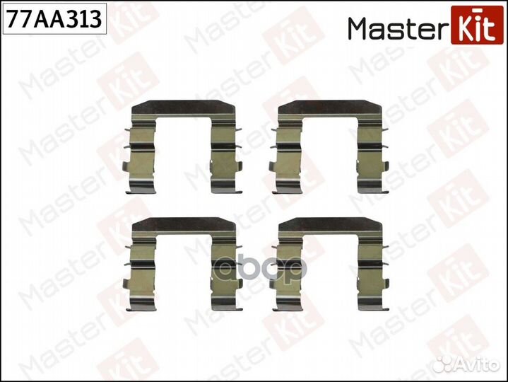 Комплект установочный тормозных колодок hyundai