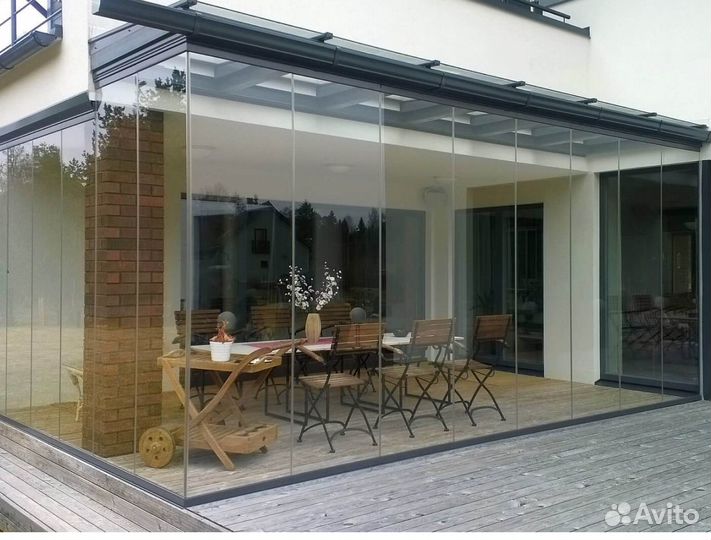 Безрамное остекление