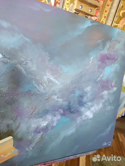 Интерьерная картина маслом на холсте. Диптих