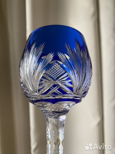 Цветной хрусталь Saint Louis фужер бокал