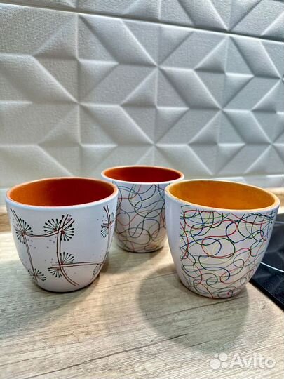 Горшки керамические цветочные