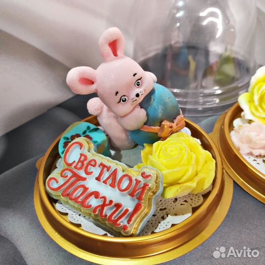 Пасхальный кролик из мыла