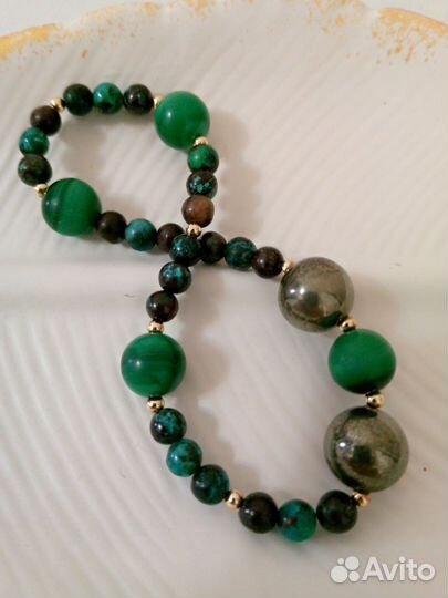 Браслет из натуральных камней на заказ ручной рабо