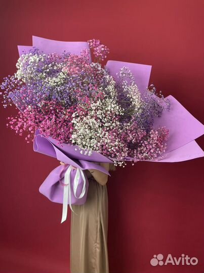 Букет Гигант из гипсофилы с Доставкой