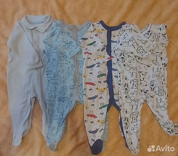 Вещи детские пакетом р-р 62, 68, 74