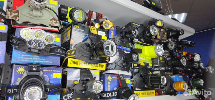 Налобные фонари Армейские и бытовые 60+ моделей