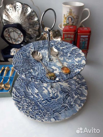 Этажерка,масленка и интересные вещи из Англии