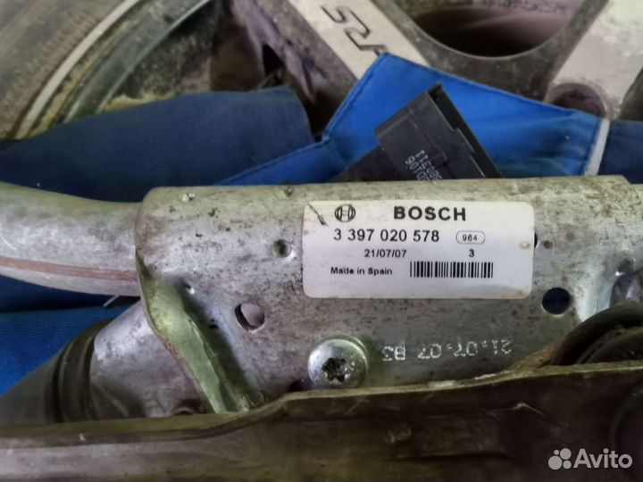 Трапеция кулиса моторчик дворников Пежо 206