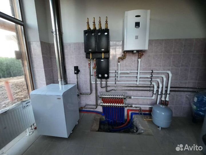 Монтаж отопления, тёплые полы, котельные