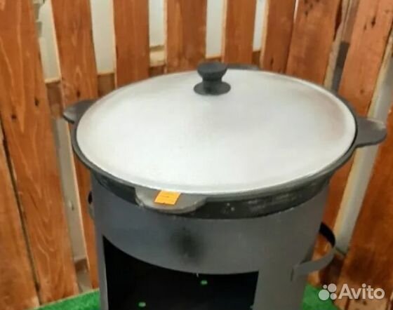 Чугунный Узбекский казан 22л