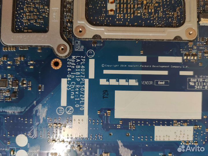 HP probook 450 (ZPL40/ZPL50/ZPL70 LA-B181P rev:1.0