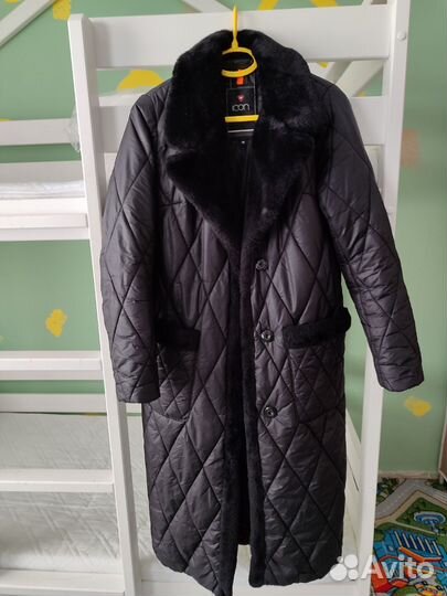 Стеганое пальто