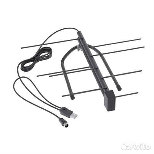 Антенна комнатная с усилителем для приёма цифр. тв