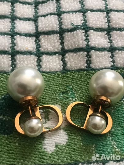 Серьги dior оригинал