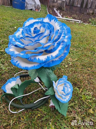 Светильник роза из изолона