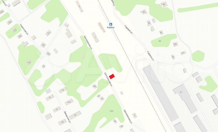 Торговая площадь 77 м²