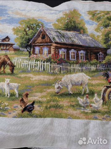 Картина вышитая крестом