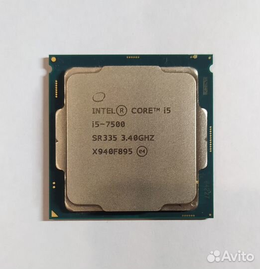 Процессор Intel Core i5-7500 + Кулер