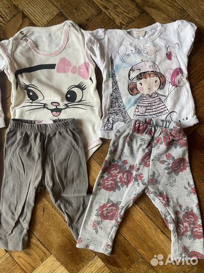 Вещи на девочку 3-6мес