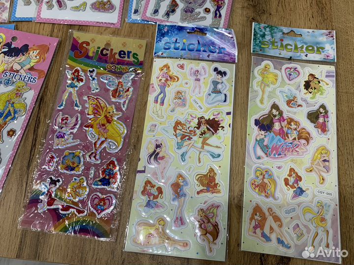 Наклейки винкс Winx