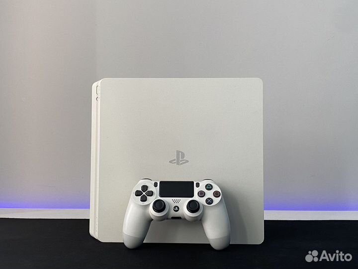 Sony playstation ps 4 slim 1 tb белая (white)