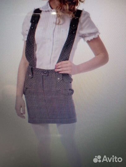 Костюм 3-ка школьный для девочки 140 размер