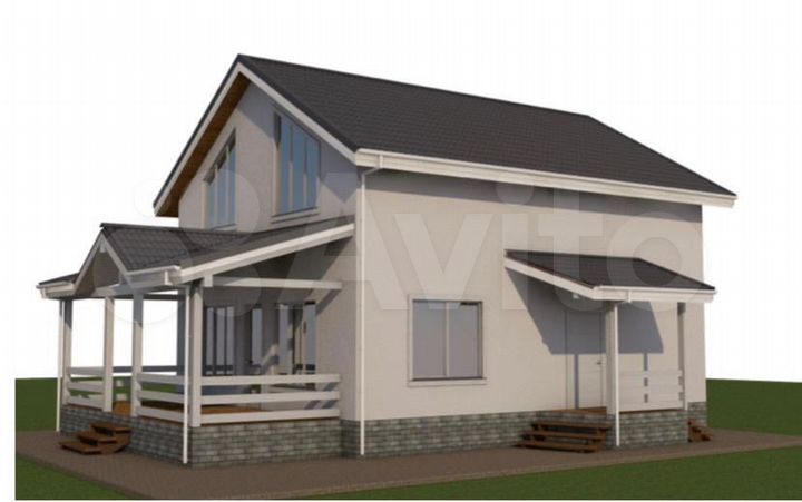 Дом 152 м² на участке 10 сот.