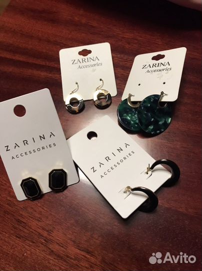Серьги Zarina новые