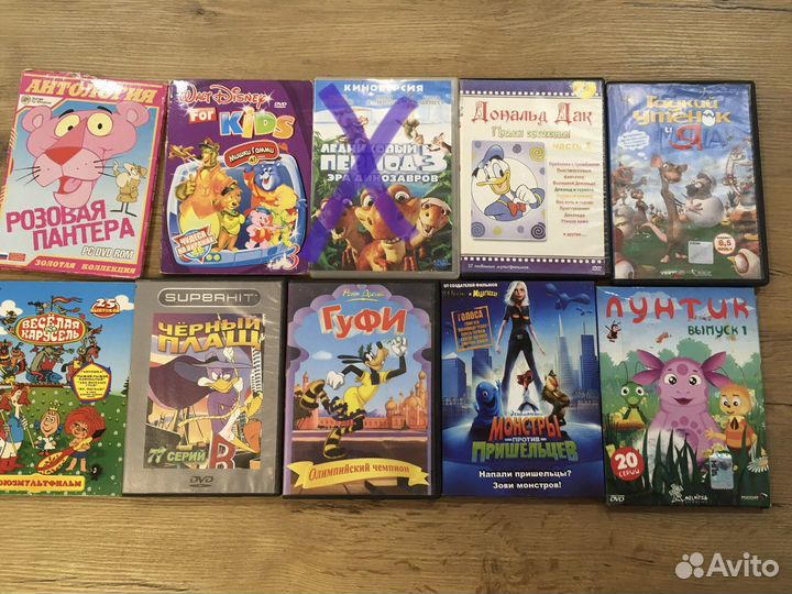 DVD мультфильмы и не только