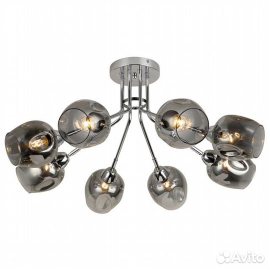 Люстра потолочная schaffner Calle 8x60Вт E27 хром