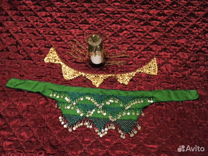 Пояс шапочка для занятий Восточными танцами