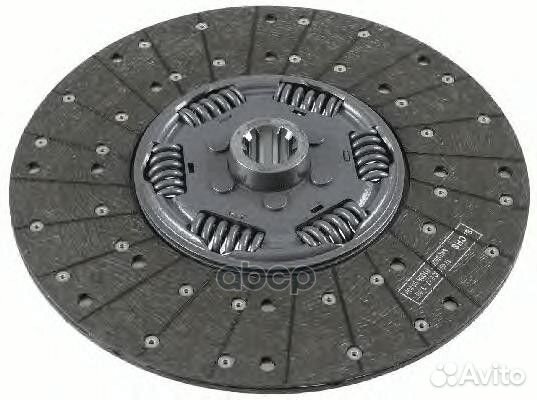 Диск сцепления 362GTZ 1 1/2-10N 1878001501 Sachs
