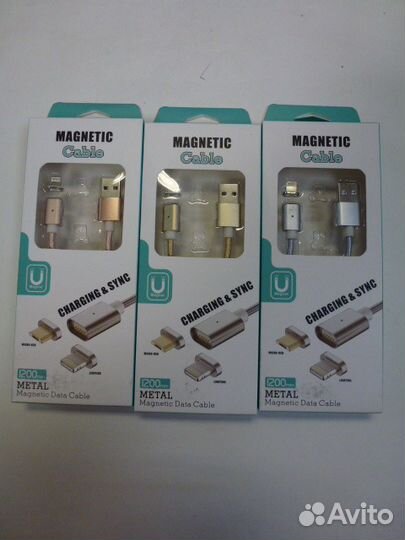 USB зарядка для Sony Xperia,Micro,iPhone магнитная