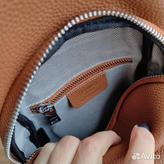 Мужская сумка Hermes натуральная кожа новая