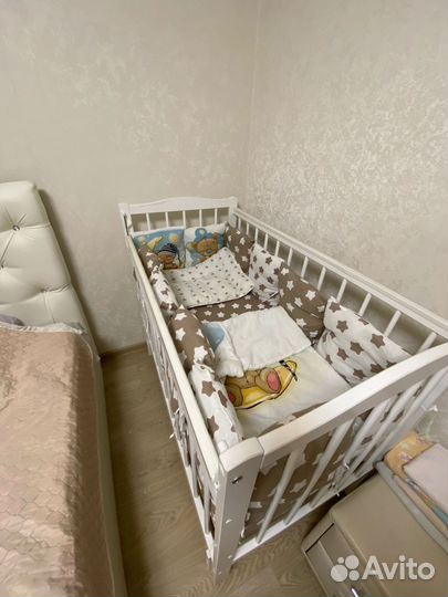 Бортики в детскую кроватку новые