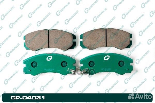 GP-04031 G-brake Колодки тормозные дисковые GP