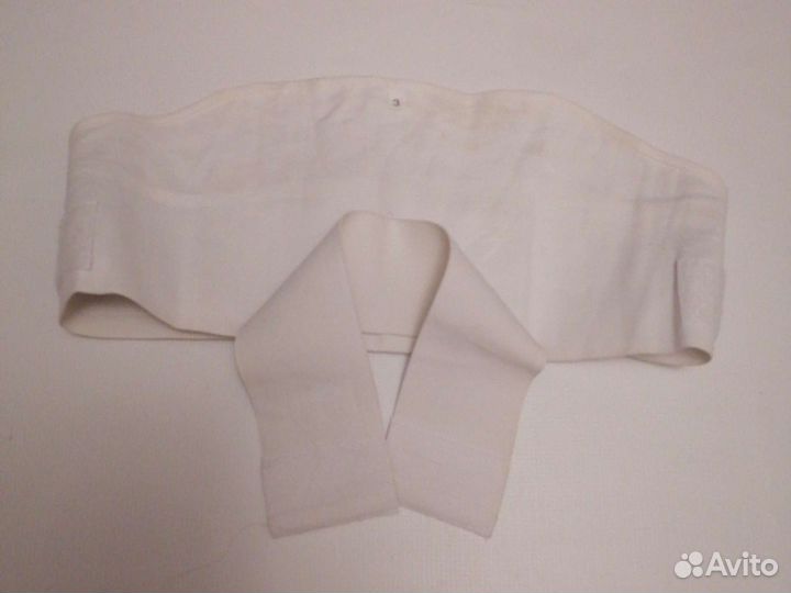 Бандаж пояс для беременных и после родов белый