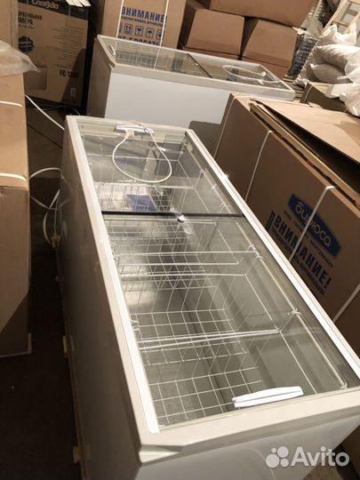 Морозильная камера Бирюса стеклянная крышка